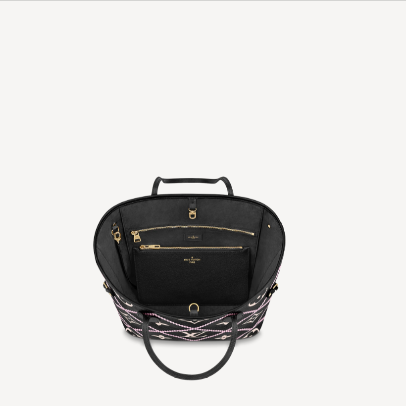 Louis Vuitton Black Neverfull LV M46040– TC