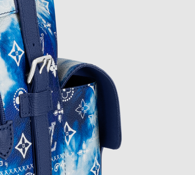 christopher monogram backpack