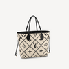 Louis Vuitton Embroidered Cream Neverfull LV M46039