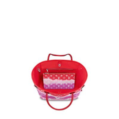 Louis Vuitton LV Escale Neverfull MM M45127 Rouge Pouch Red Women