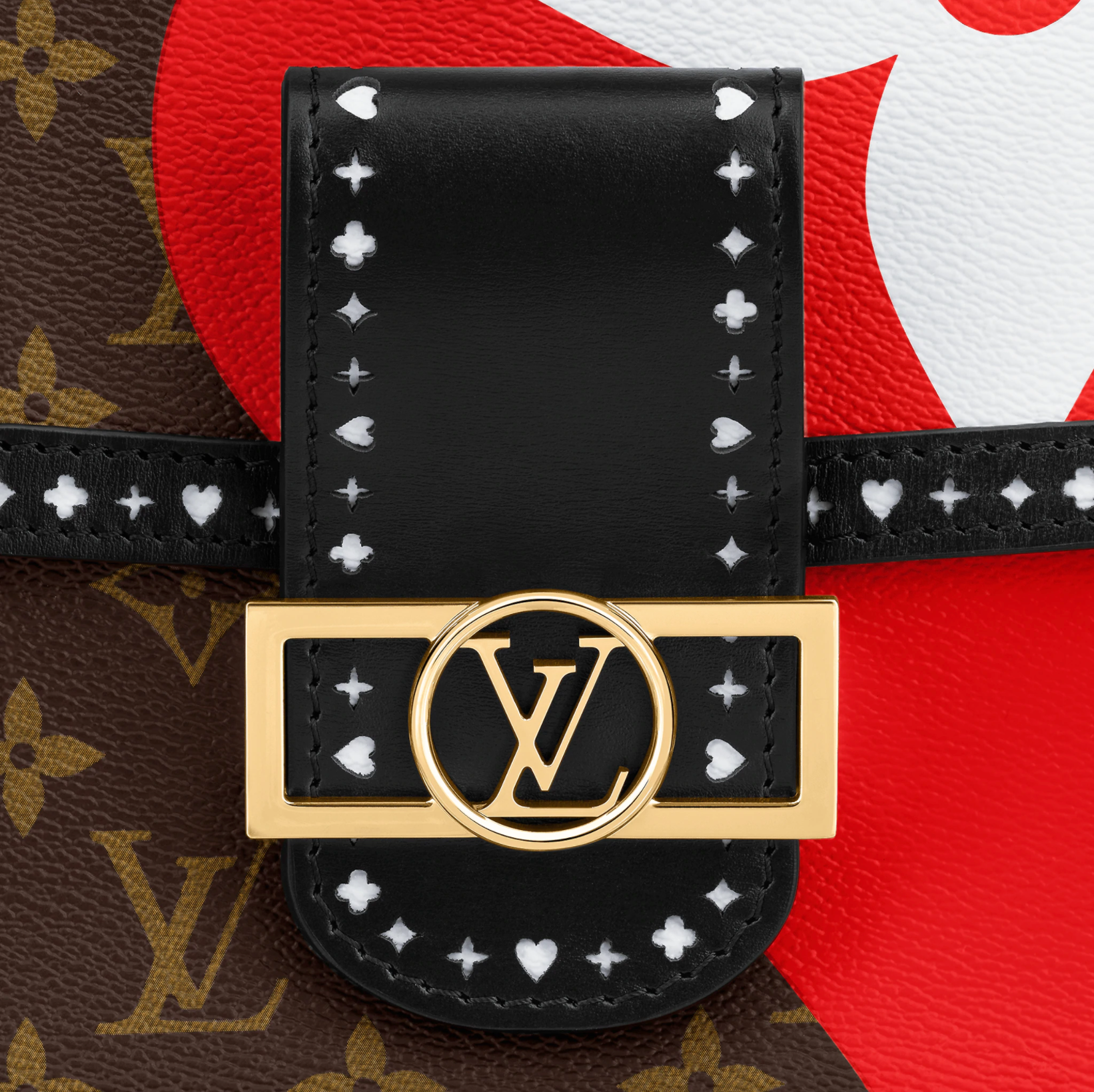 Louis Vuitton Dauphine MM Game On Monogram in Coated Canvas with