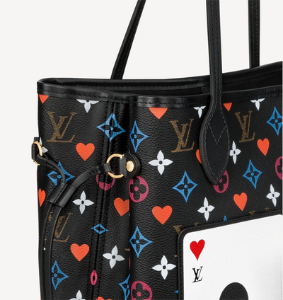 LOUIS VUITTON Game On Neverfull MM Black 619290