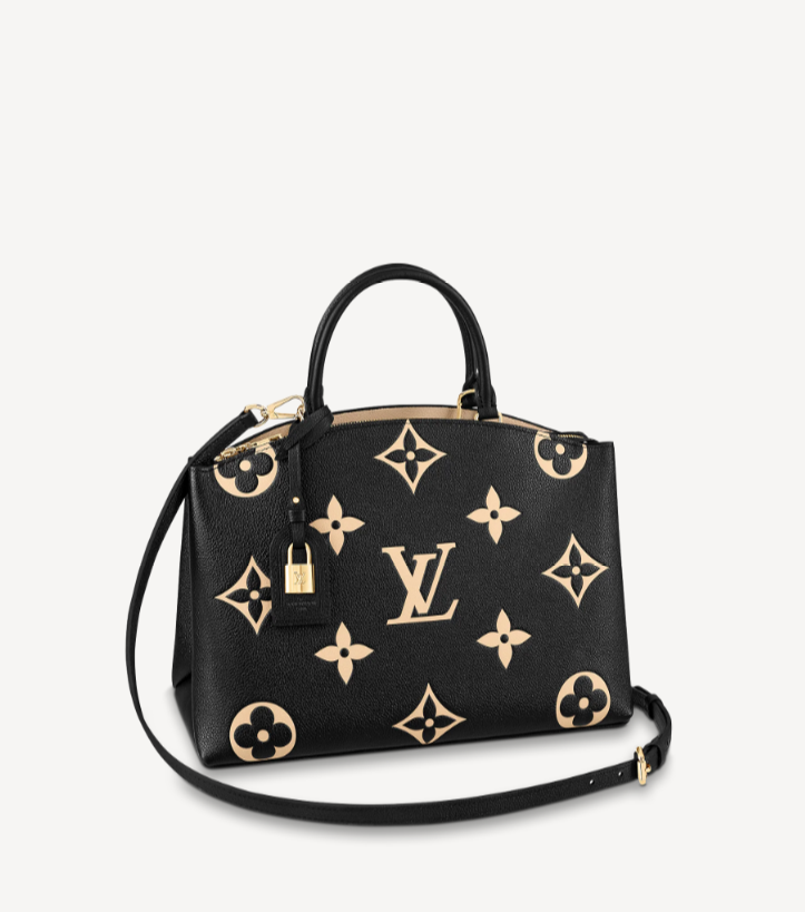 Louis Vuitton Grand Palais Monogram Canvas Shoulder Bag Brown