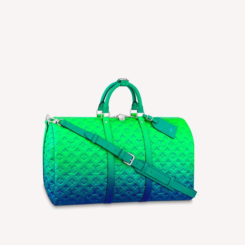 Louis Vuitton Keepall 50B Taurillon Illusion Blue/Green