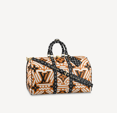 Louis Vuitton Crafty Keepall 45 Bag M45473 Travel Hand Shoulder