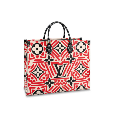 NEW Louis Vuitton LV Crafty Capsule Neverfull MM Black Red &