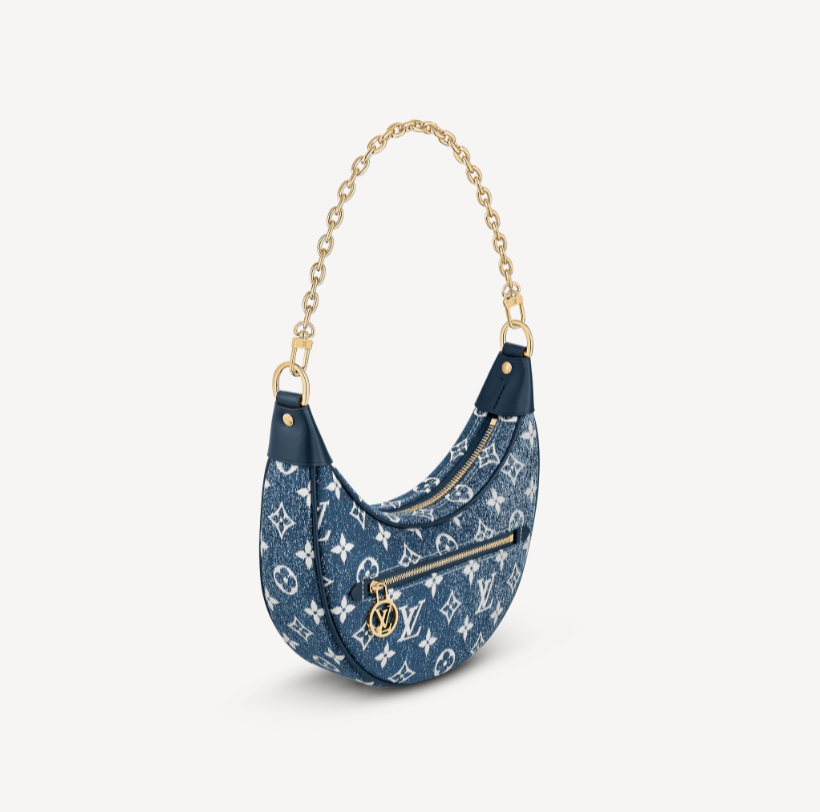 Louis Vuitton Denim Monogram Loop Shoulder Bag