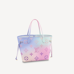 Louis Vuitton Neverfull LV Escale MM Bleu in Coated Canvas/Cowhide