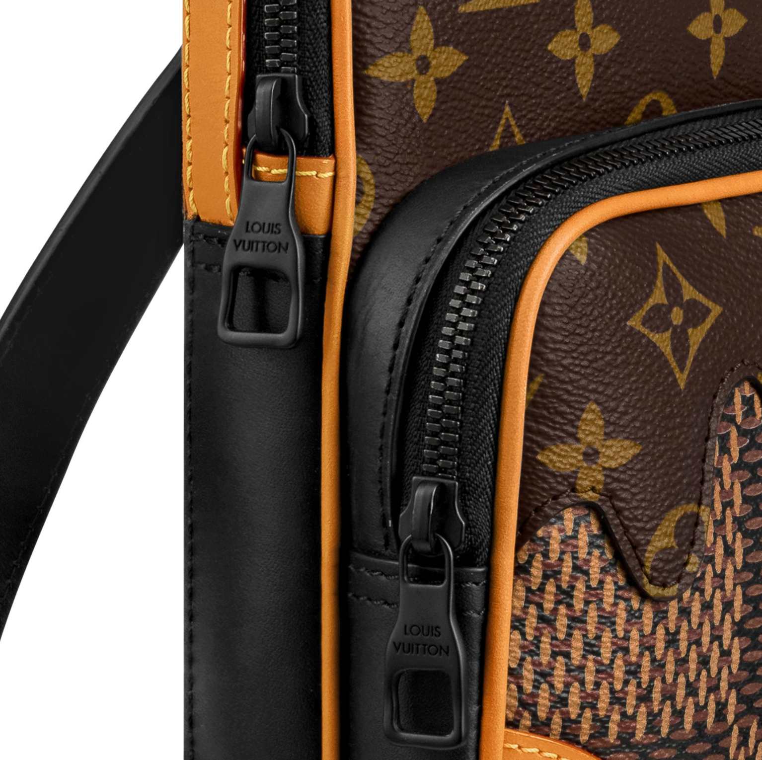 Louis Vuitton x Nigo Tote Damier Ebene Giant Mini Brown in Coated