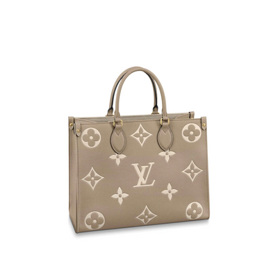 Louis Vuitton OnTheGo Shoulder Bag GM Brown Canvas for sale online