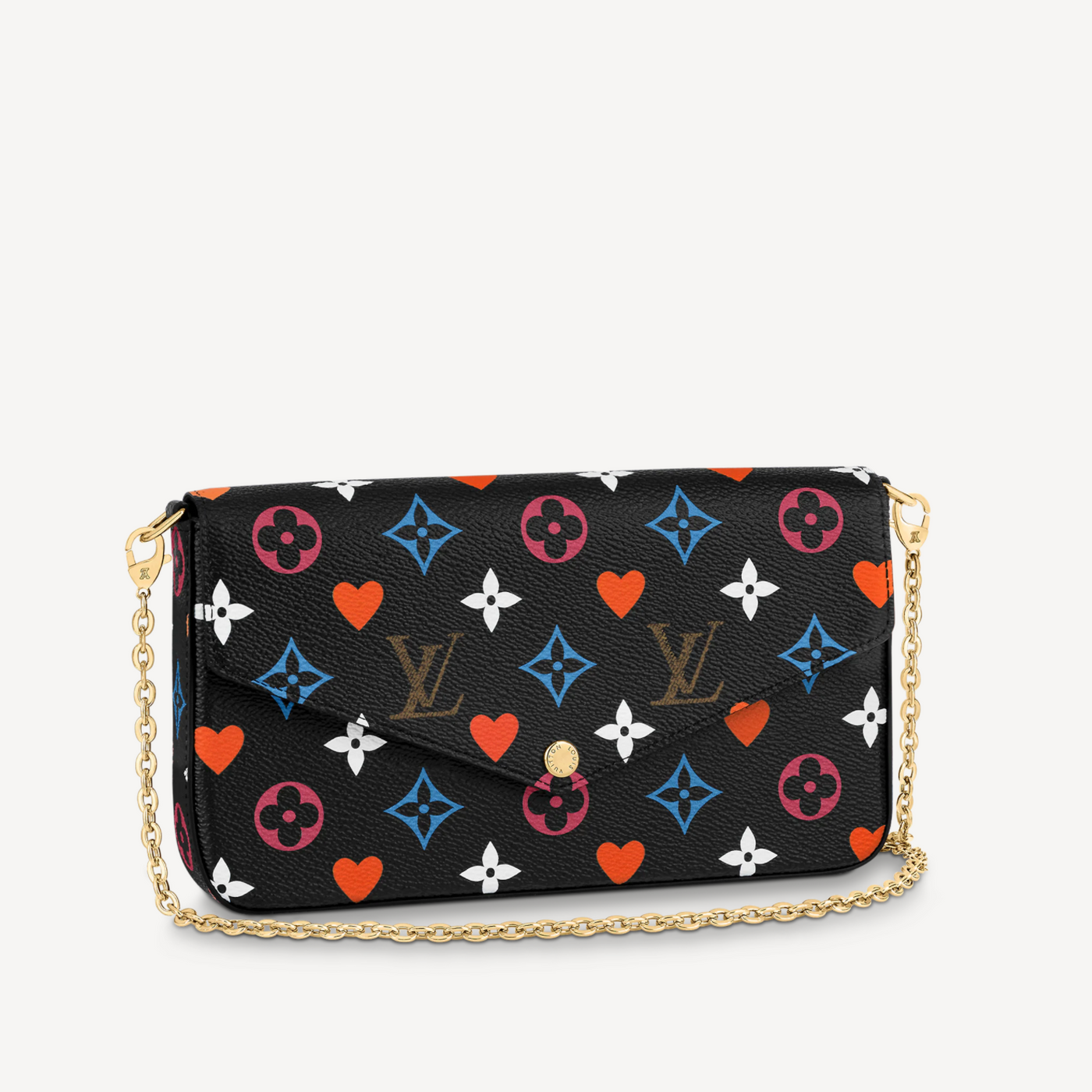 Louis Vuitton Key Pouch Wild at Heart Caramel in Cowhide Leather with  Gold-tone - US