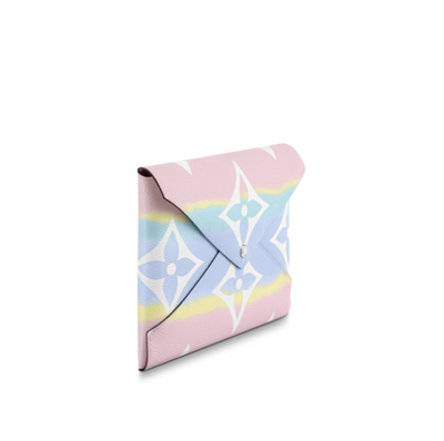 Louis Vuitton Pink Tie Dye Monogram Escale Kirigami GM Pouch