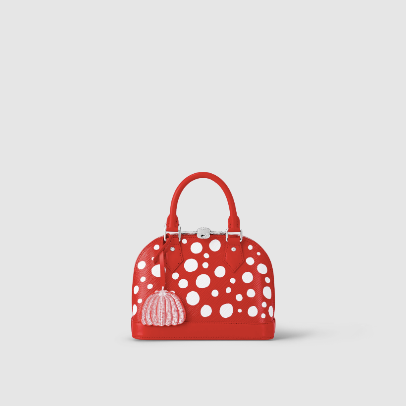 Louis Vuitton x Yayoi Kusama OnTheGo MM Black/White in Grained Empreinte  Cowhide Leather with Silver-tone - US
