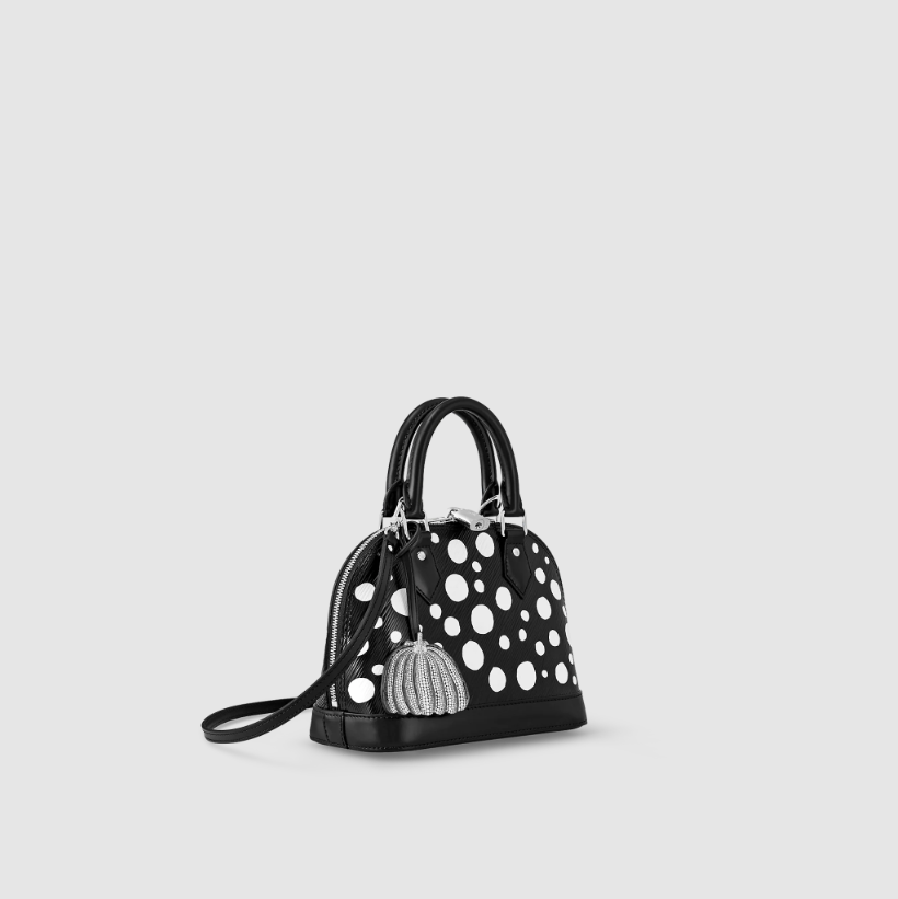 Authentic Yayoi Kusama for Louis Vuitton Black and White Polka Dot