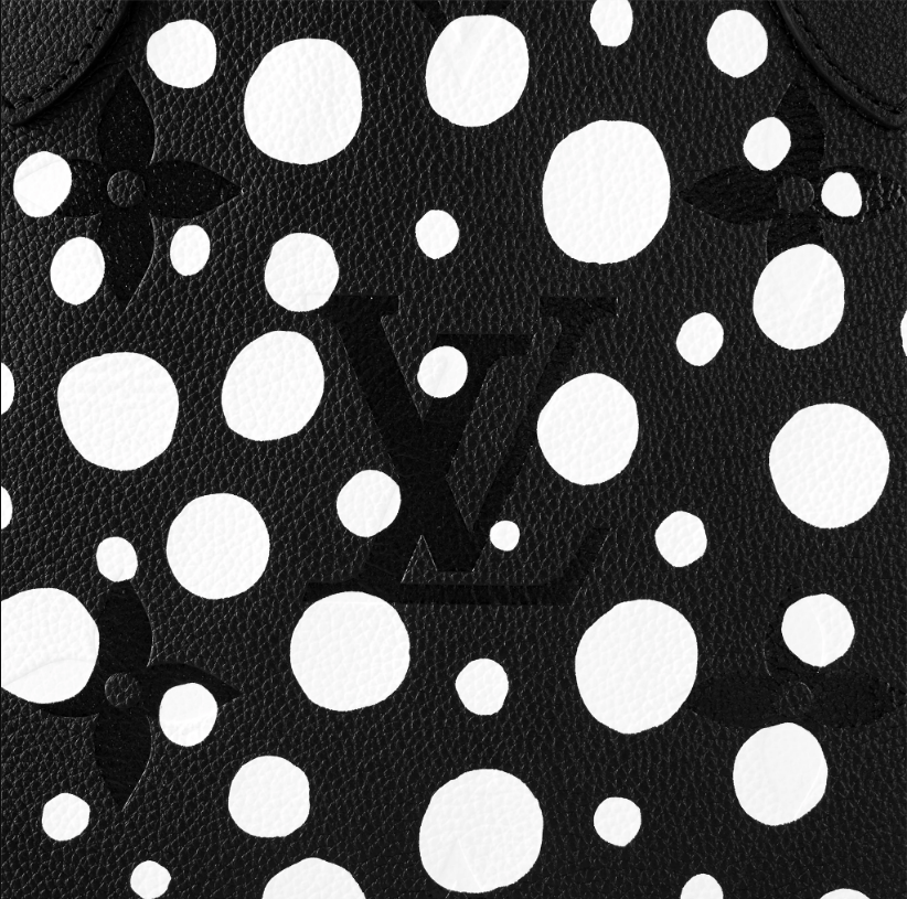 Louis Vuitton LV x YK Empreinte Infinity Dots Neverfull mm Rouge Blanc