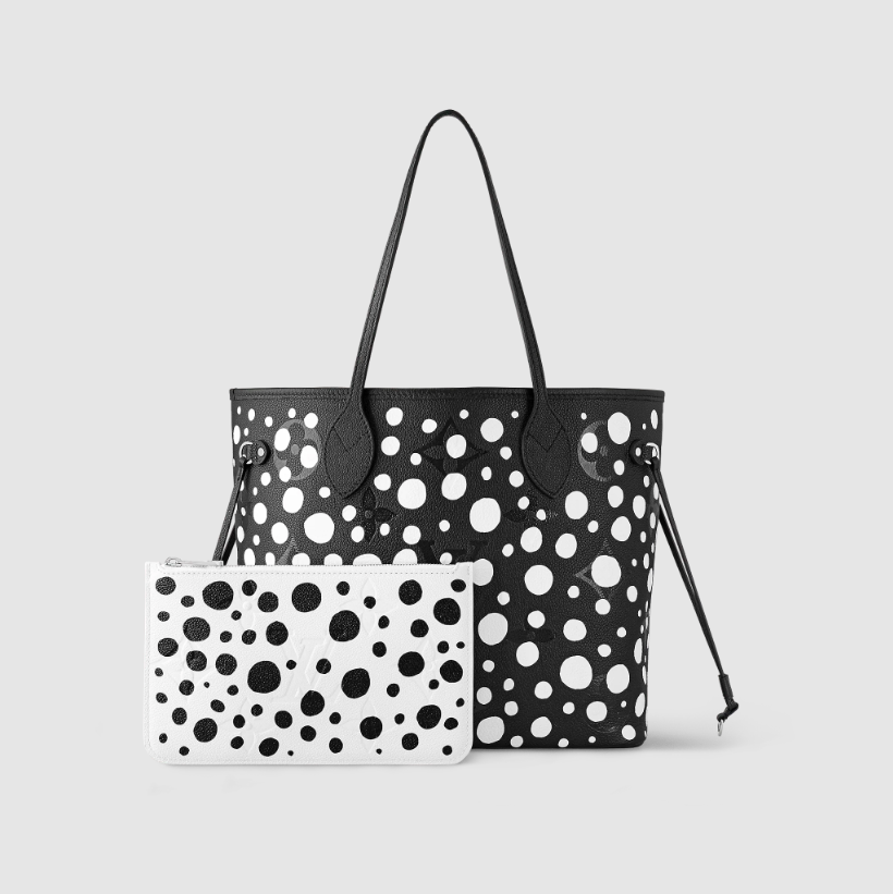 Limited Edition Yayoi Kusama x Louis Vuitton Yellow Neverfull MM ○ Labellov  ○ Buy and Sell Authentic Luxury