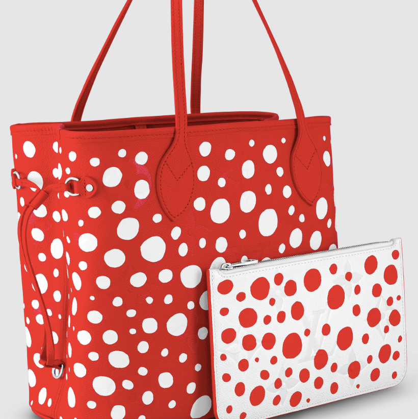 Louis Vuitton x Yayoi Kusama Red Dots Monogram Neverfull MM Bag Louis  Vuitton