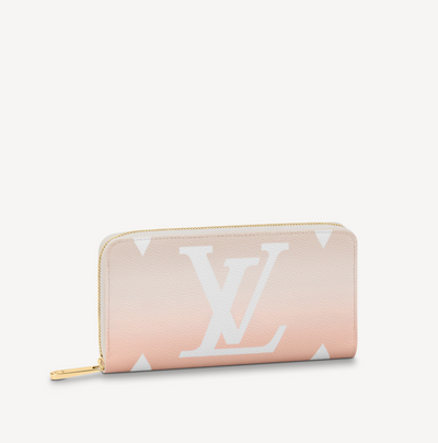 LOUIS VUITTON Monogram Vernis Zippy Wallet Pink