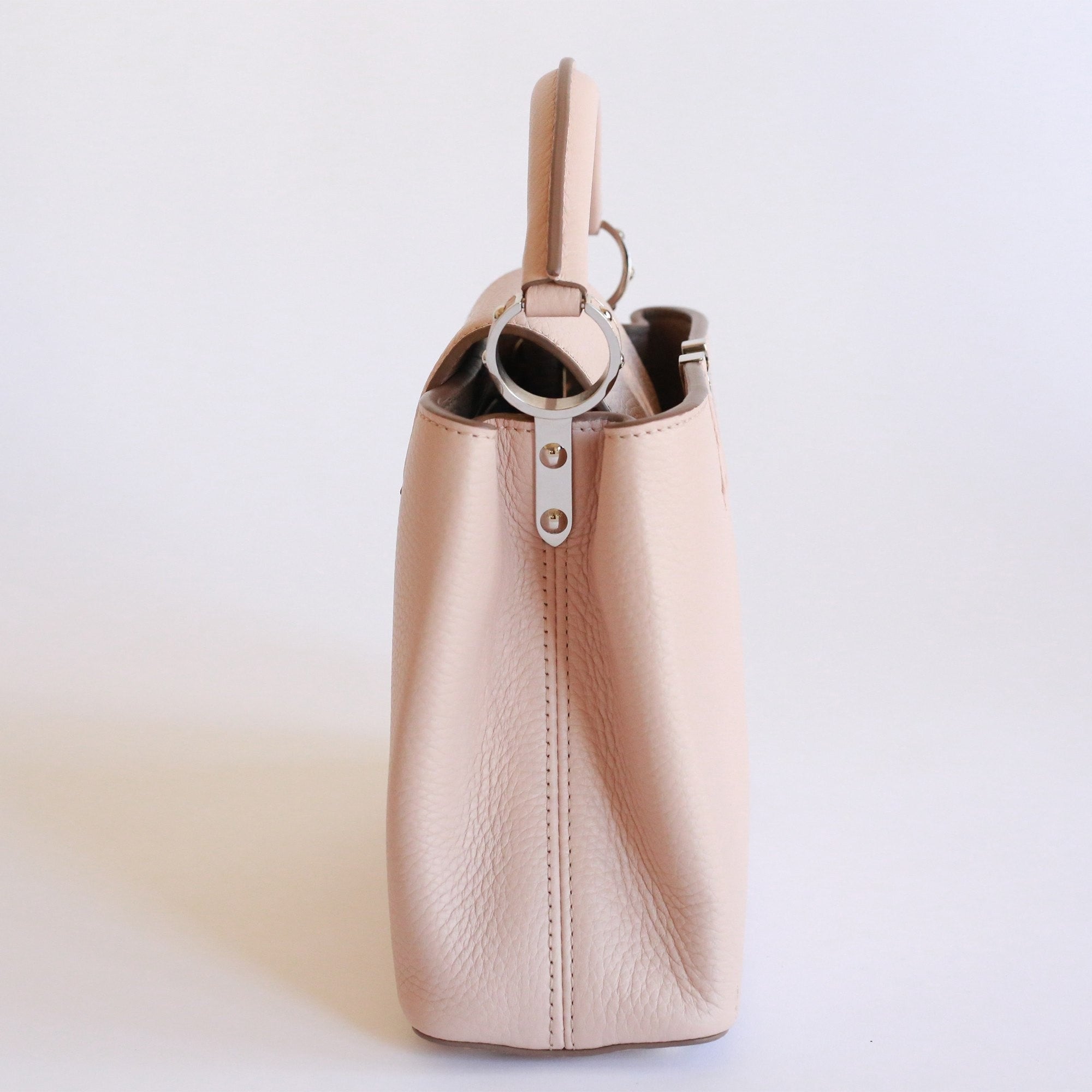 Shop Louis Vuitton CAPUCINES Women's Beige Bags