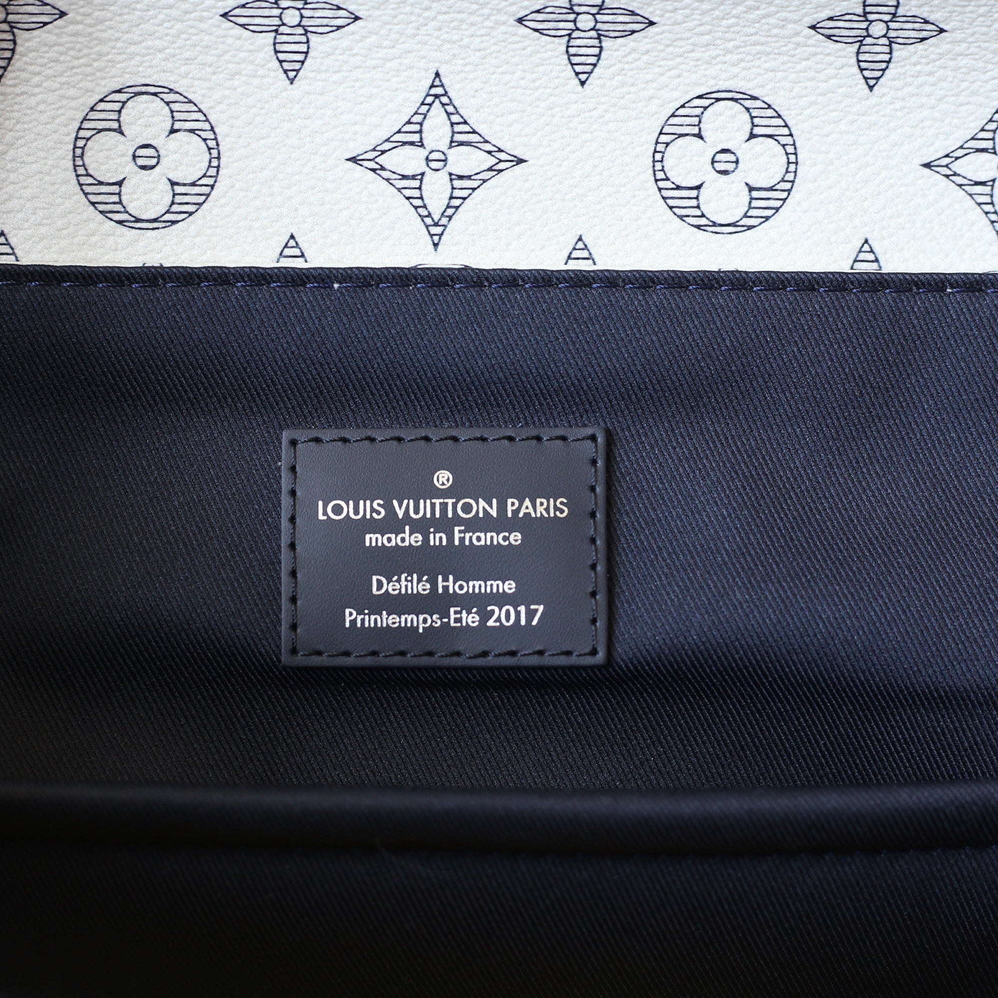 Monogram Steamer Backpack Silver Hardware, 2017
