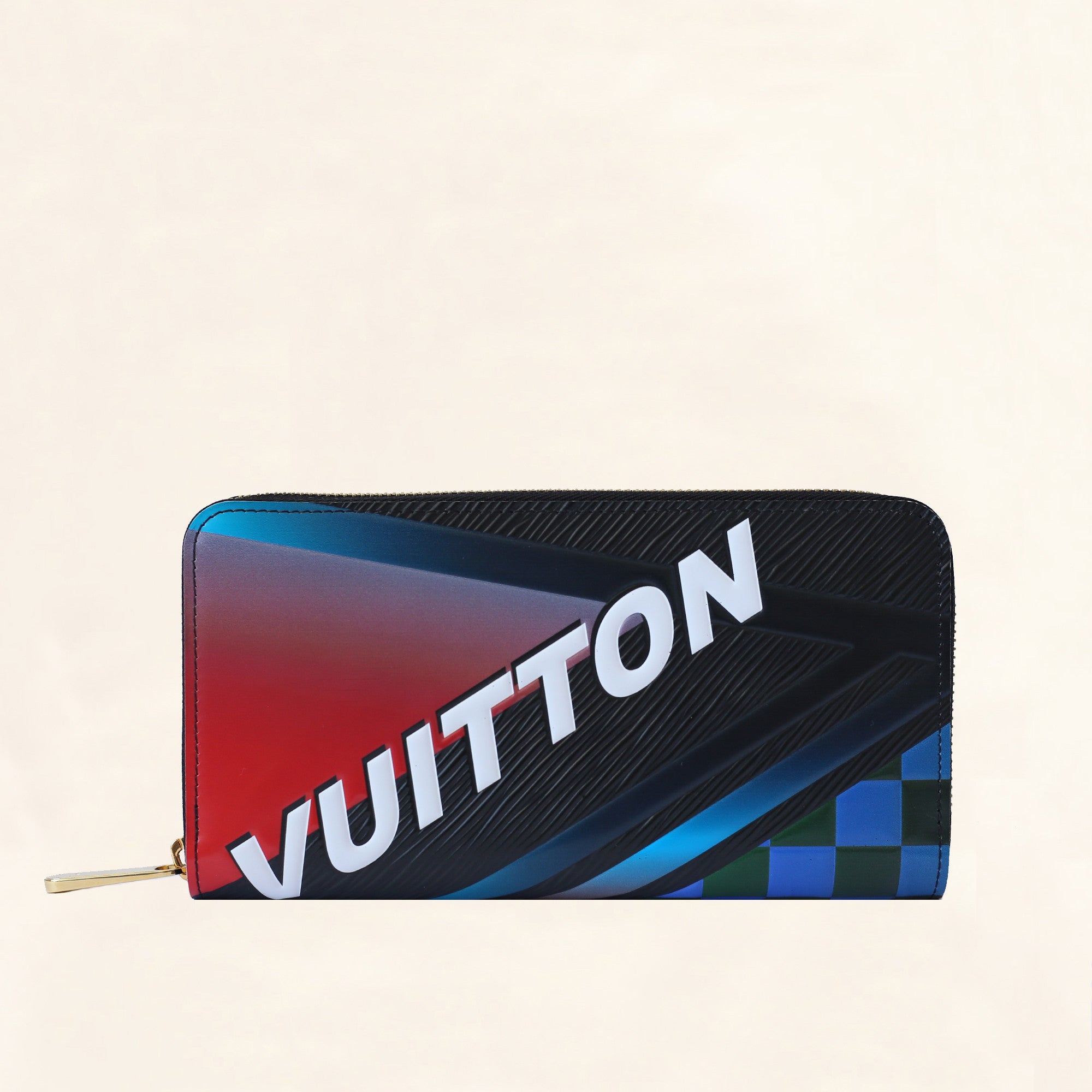 Louis Vuitton x Supreme Black 2017 Z\ippy Organizer Wallet w/ Tags