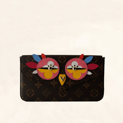 Louis Vuitton Felicie Pochette Limited Edition Lovely Birds Monogram Canvas