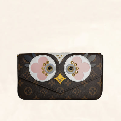 Louis Vuitton | Monogram Canvas Owl Pochette Felicie Chain Wallet | OS - The-Collectory