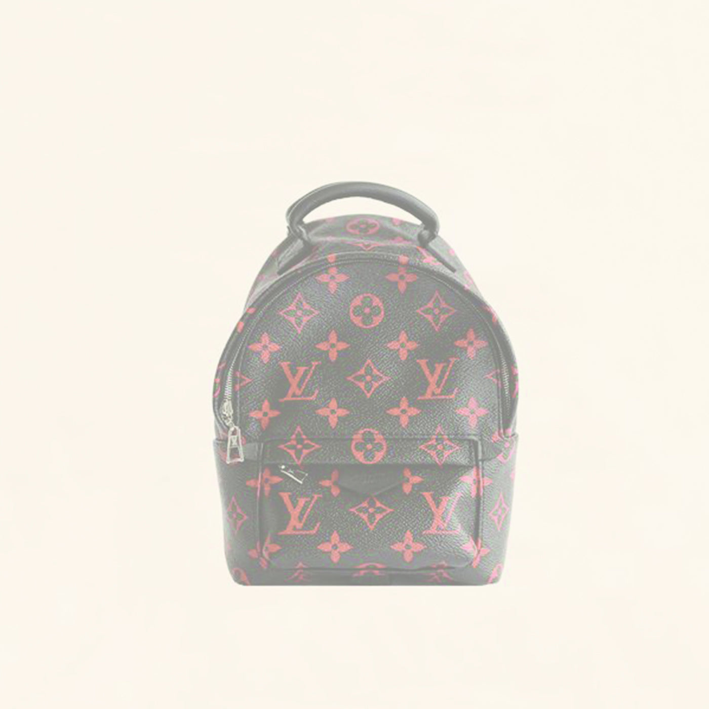 LOUIS VUITTON Soft Calfskin Lockme Backpack Pink 365059