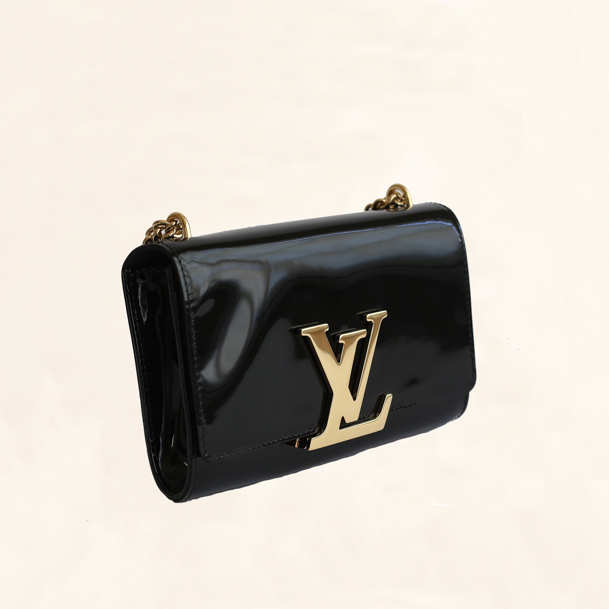 Louis Vuitton Vernis Louise Clutch Black – Coco Approved Studio