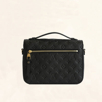 Louis Vuitton Pochette Metis Black Monogram Empreinte Leather