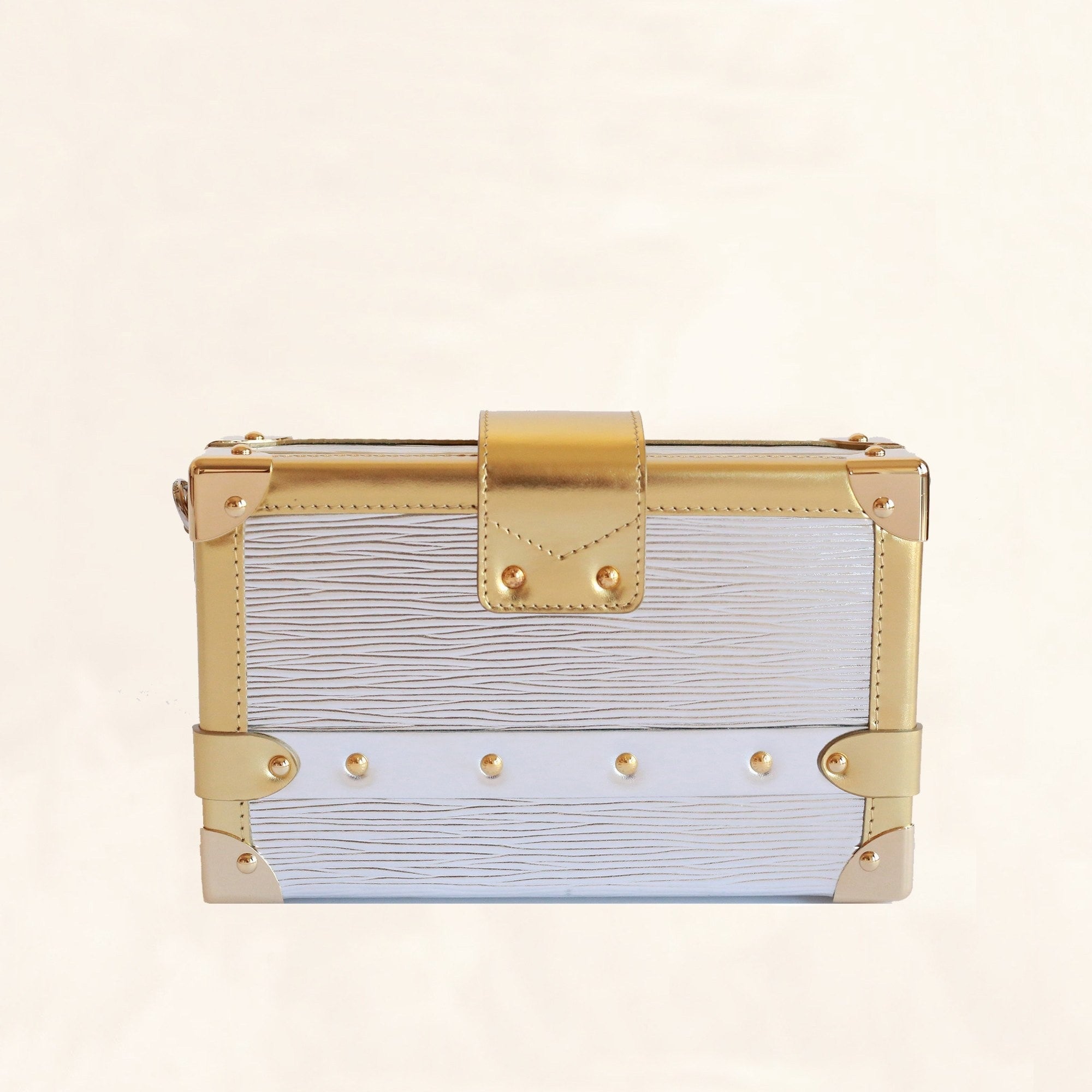 Gold Metallic Louis Vuitton Bag