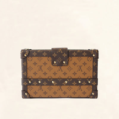 Louis Vuitton Petite Malle Monogram Black/Brown in Canvas with Gold-tone -  US