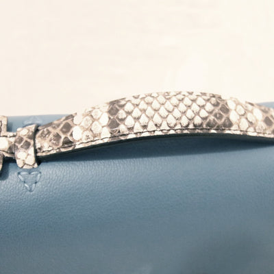 Louis Vuitton | Python Very Chain Bag | Pastel Baby Blue - The-Collectory
