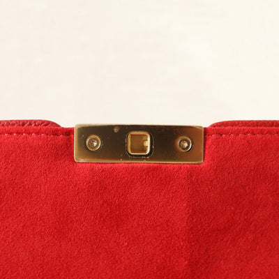 Saint sulpice leather handbag Louis Vuitton Red in Leather - 29858701