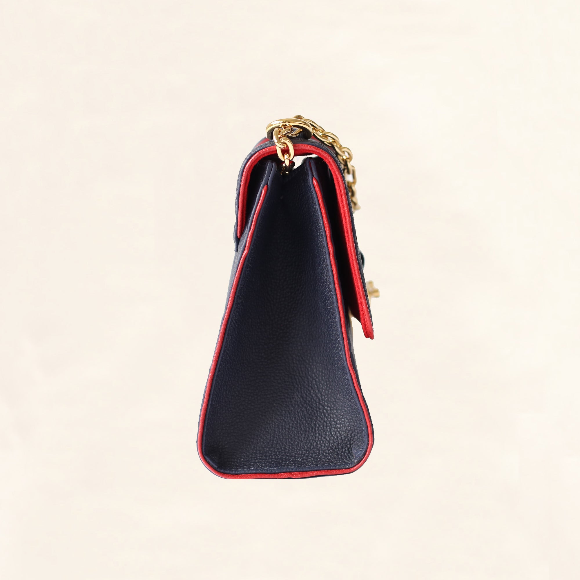 Louis Vuitton Ponthieu PM Shoulder Bag Monogram Empreinte Marine Rouge