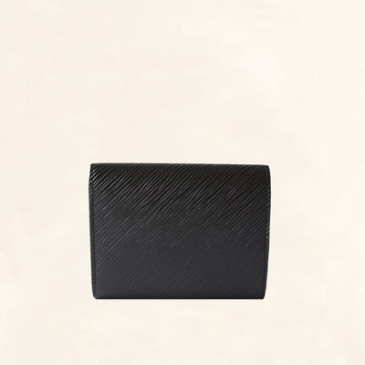 LOUIS VUITTON Catogram Twist Compact Wallet Marron 728587