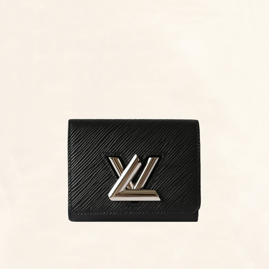 Louis Vuitton | Twist Compact Epi Leather Wallet | Black - The-Collectory 