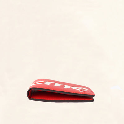 LV x supreme slender wallet red M60339