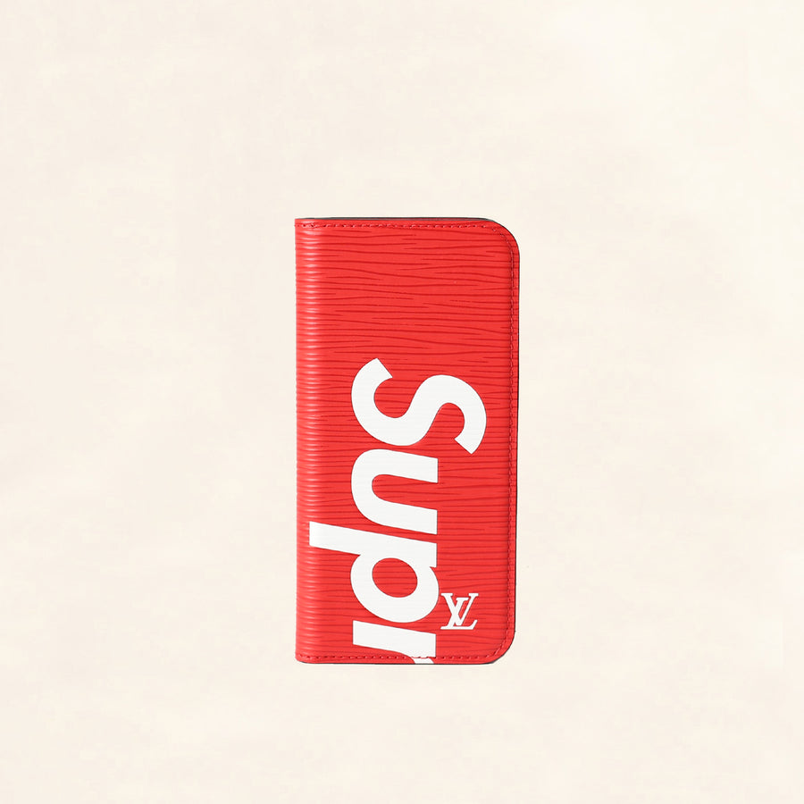 Louis Vuitton | Supreme Epi iPhone 7 Cover | Red - The-Collectory 