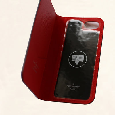 Classic Red Louis Vuitton Monogram x Supreme Logo iPhone 11 Pro Max Case