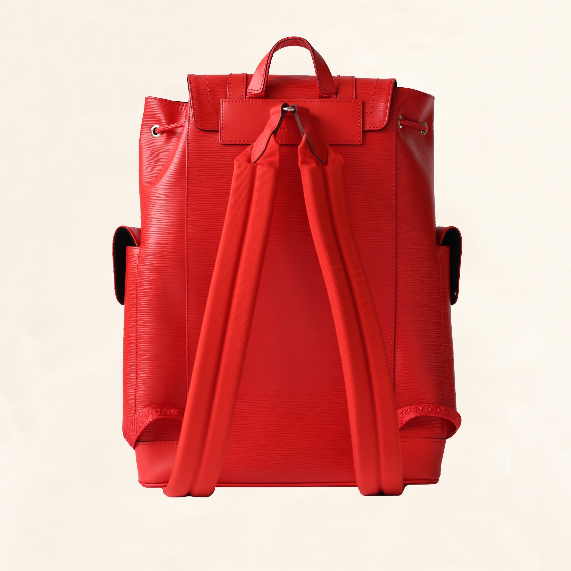 LOUIS VUITTON X SUPREME Epi Christopher Backpack PM Red 298147