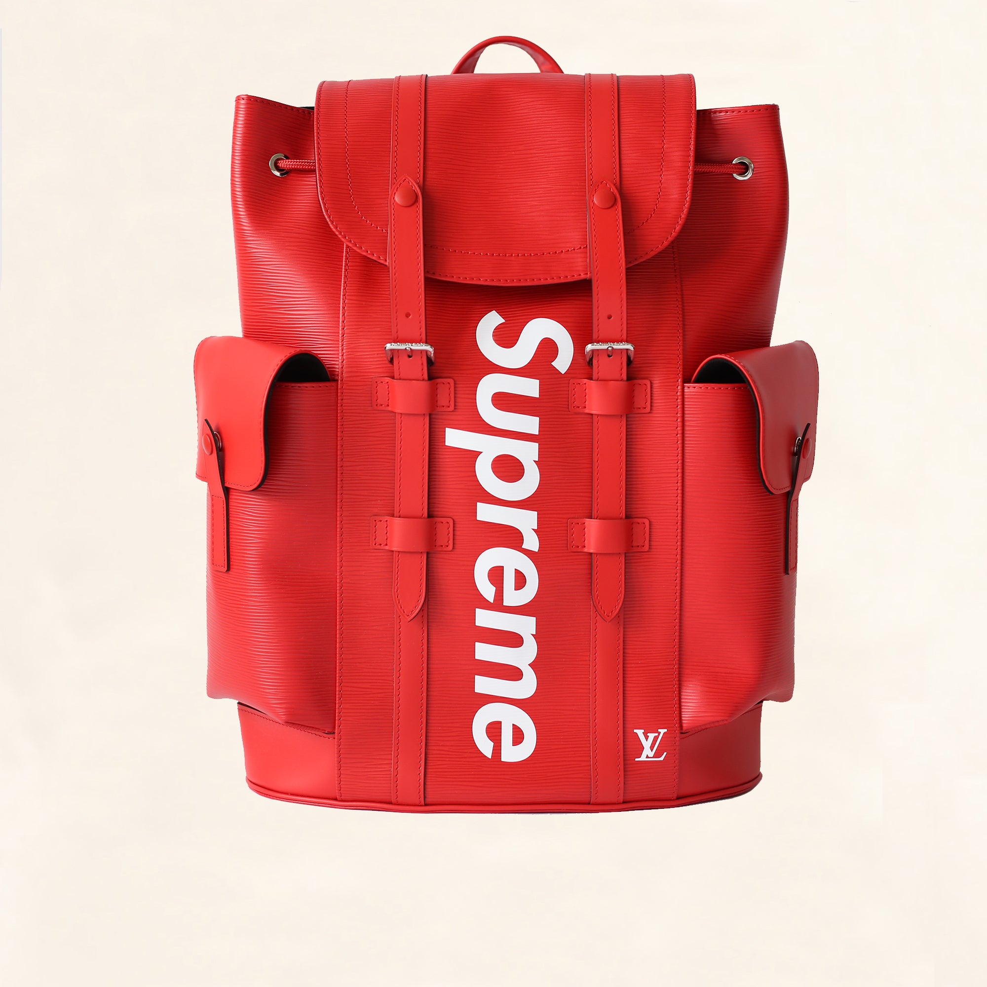 Louis Vuitton Replica Epi Leather Supreme Christopher PM Backpack M58828 Red  2017 - AAAReplica