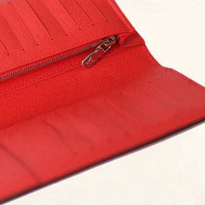 LOUIS VUITTON Supreme BRAZZA WALLET EPI Leather Red White logo Bifold Men -  Chelsea Vintage Couture