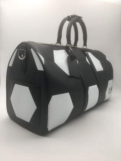 Louis Vuitton Gray and Red 2018 World Cup Limited Edition Keepall