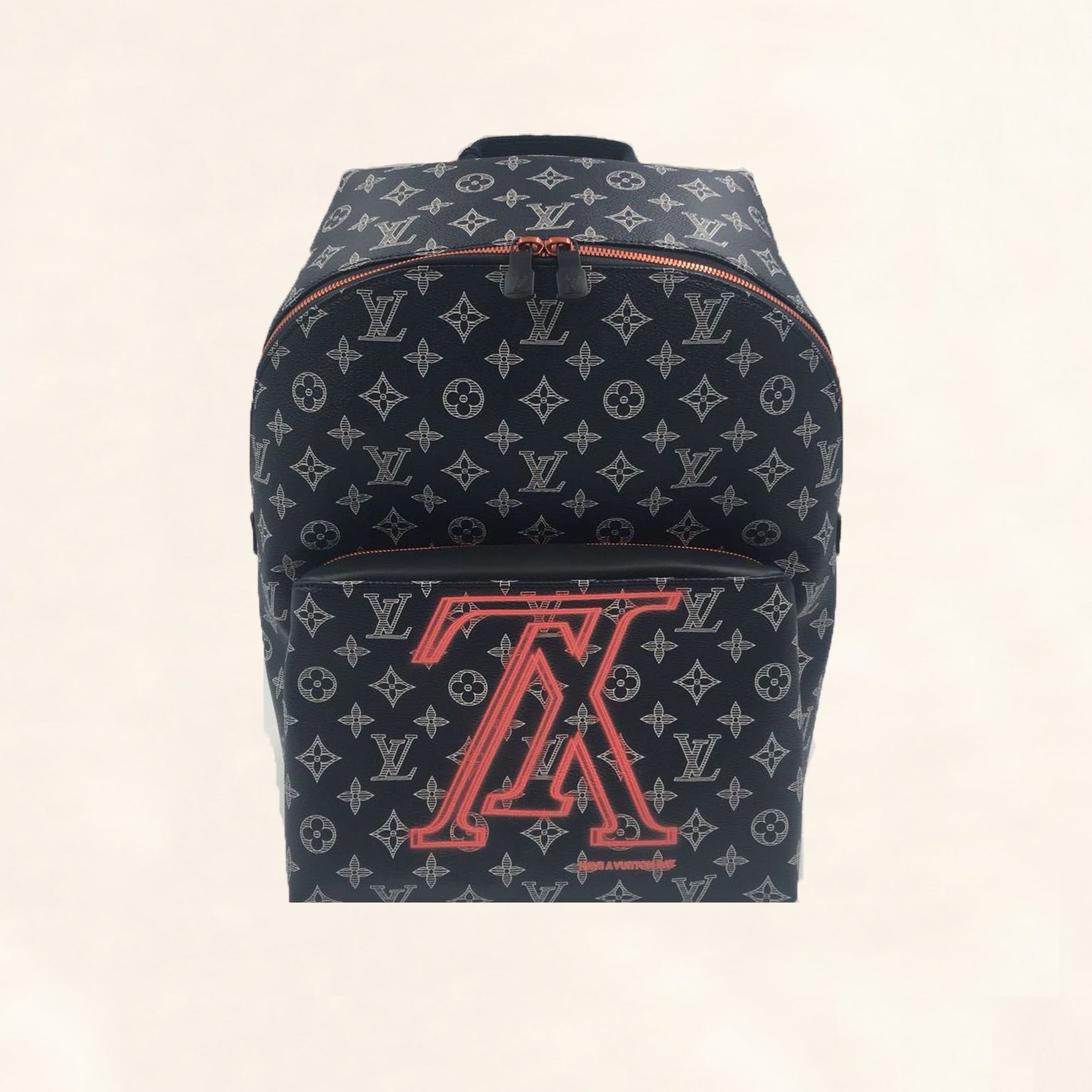 Cloth backpack Louis Vuitton Black in Cloth - 36297662