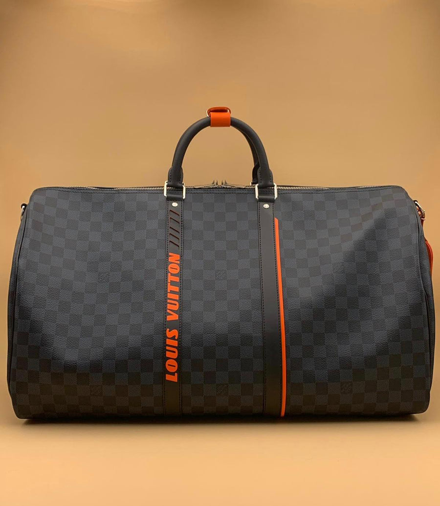 Louis Vuitton | Damier Cobalt Race Keepall Bandouliere 55 | N40167 - The-Collectory