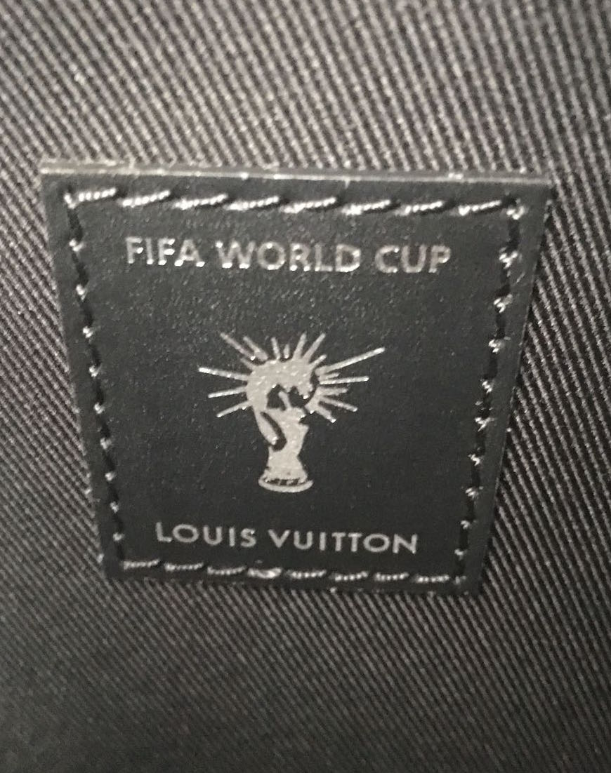 Louis Vuitton Dopp Kit FIFA World Cup 2022 Leather HandBag Authentic LV New