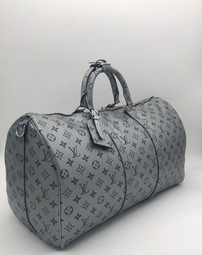Louis Vuitton | Keepall Bandouliere 50 Metallic Silver | M43848 - The-Collectory