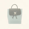 Louis Vuitton | Calfskin Lockme Backpack | Pastel Baby Blue - The-Collectory 