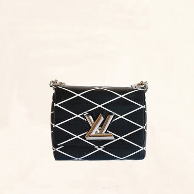 Louis Vuitton White Epi Leather Twist PM Bag